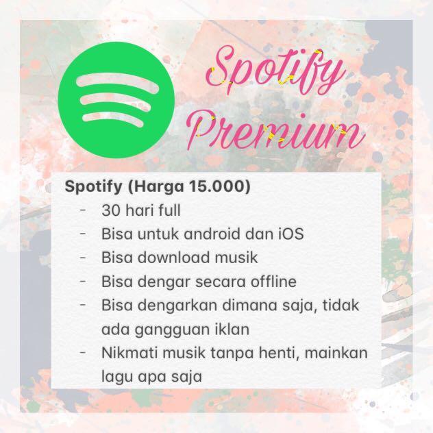 Spotify Premium 1 Bulan Tiket Voucher Objek Wisata Di Carousell
