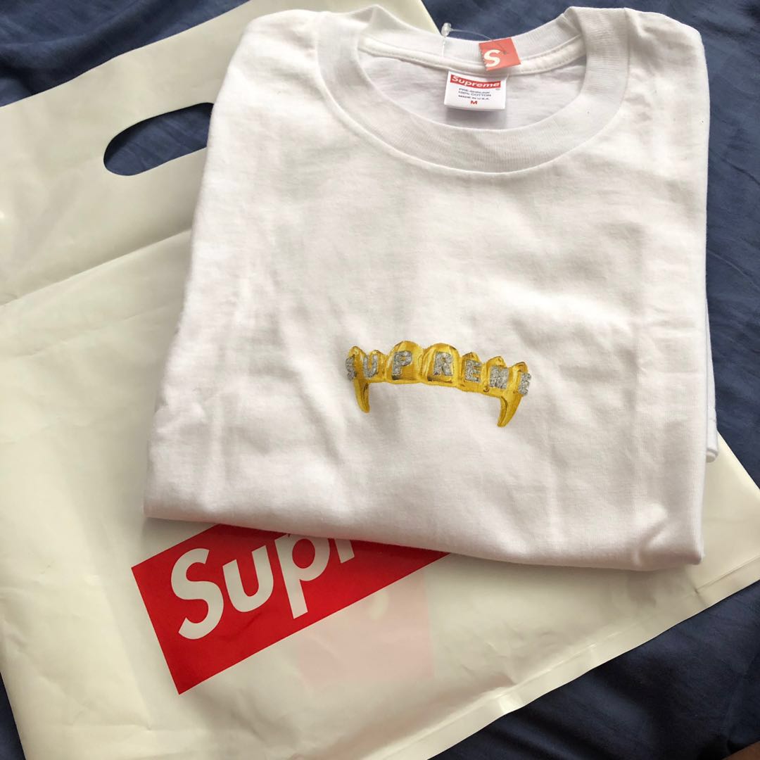 supreme fronts tee