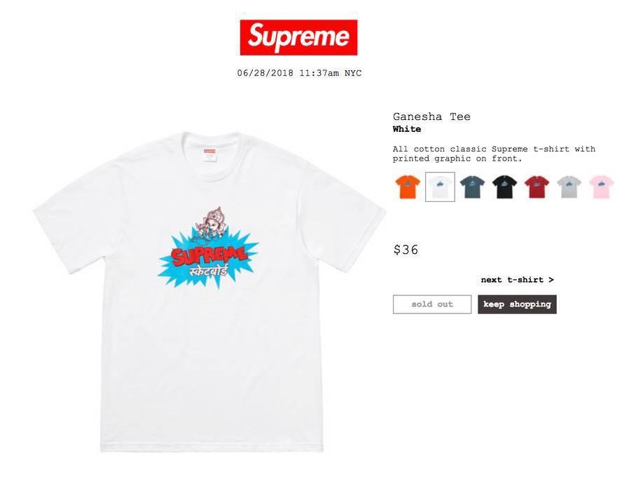 Ganesha tee supreme shop