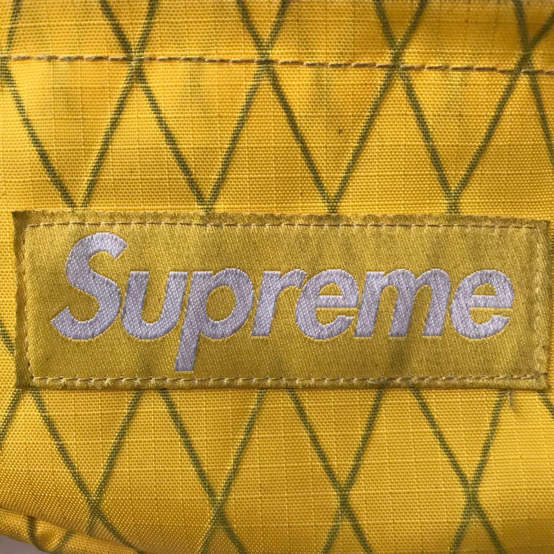Supreme waist 2025 bag fw18 yellow