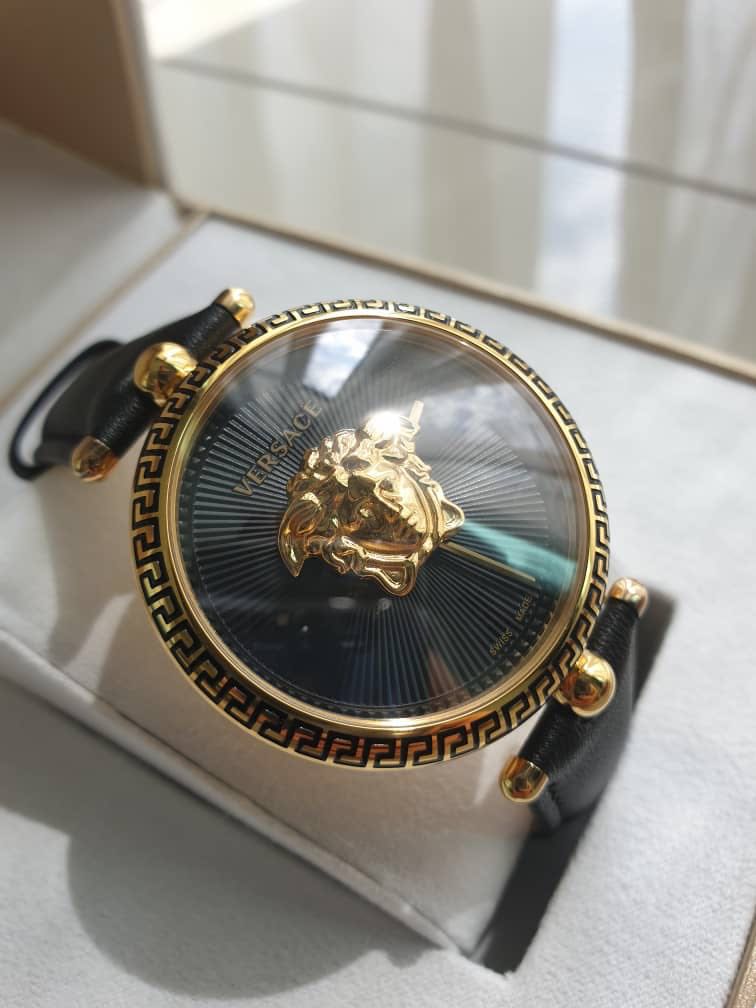 versace black palazzo empire watch