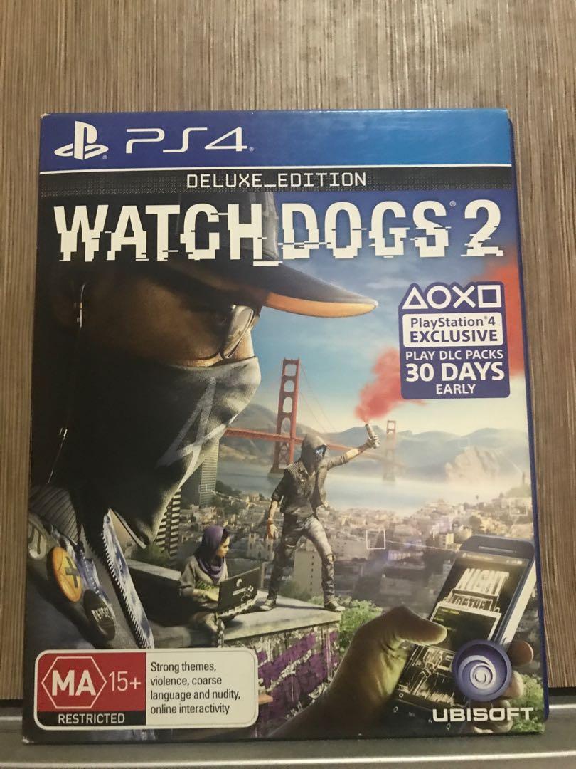 Watch Dogs 2 Deluxe Edition Hobbies Toys Toys Games On Carousell