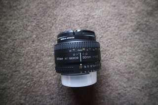 Nikon AF NIKKOR 50mm f/1.8D Lens