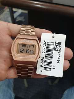 Jam casio rose gold original hotsell