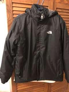 The north Face 厚鋪棉絨毛 防水外套