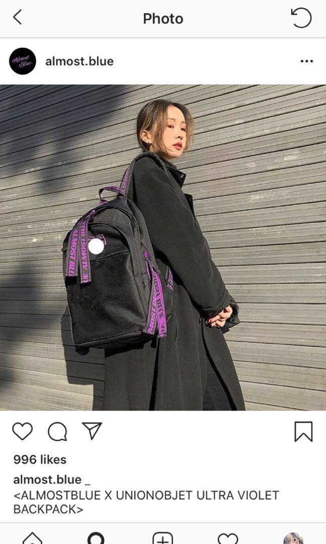 Almost blue ultra violet backpack 2025