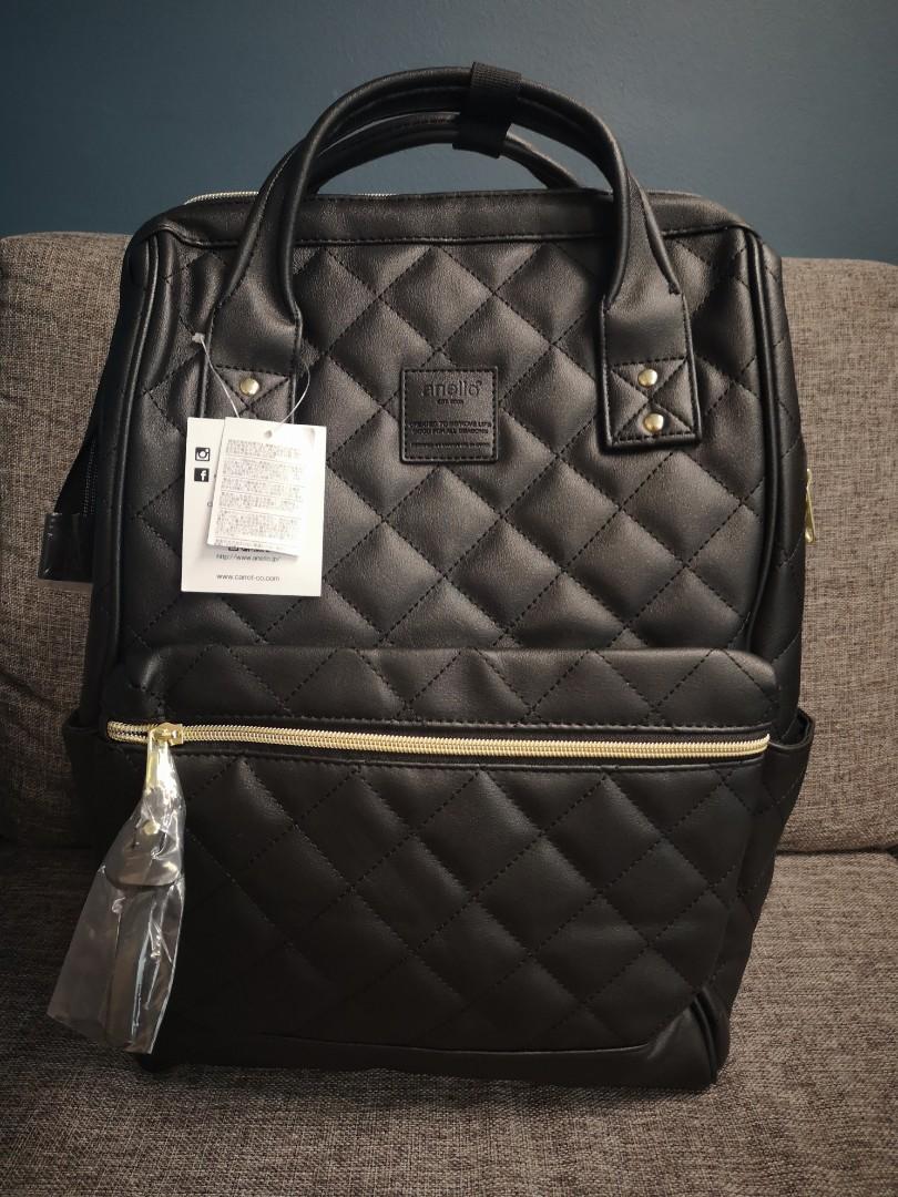 anello quilted leather backpack