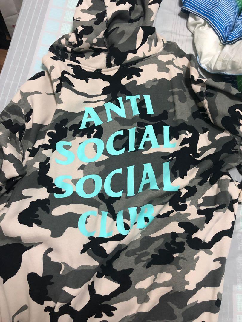 Assc snow camo hoodie top