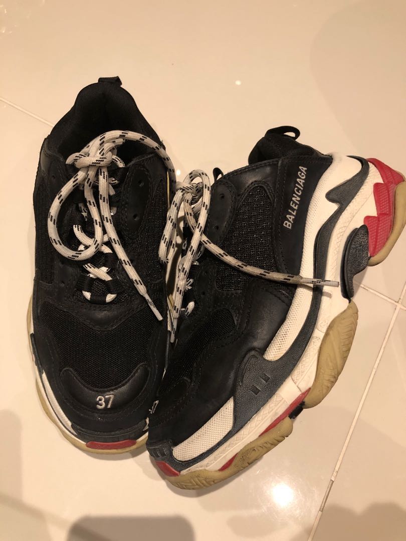 Balenciaga Track Black Glow in The Dark Bump