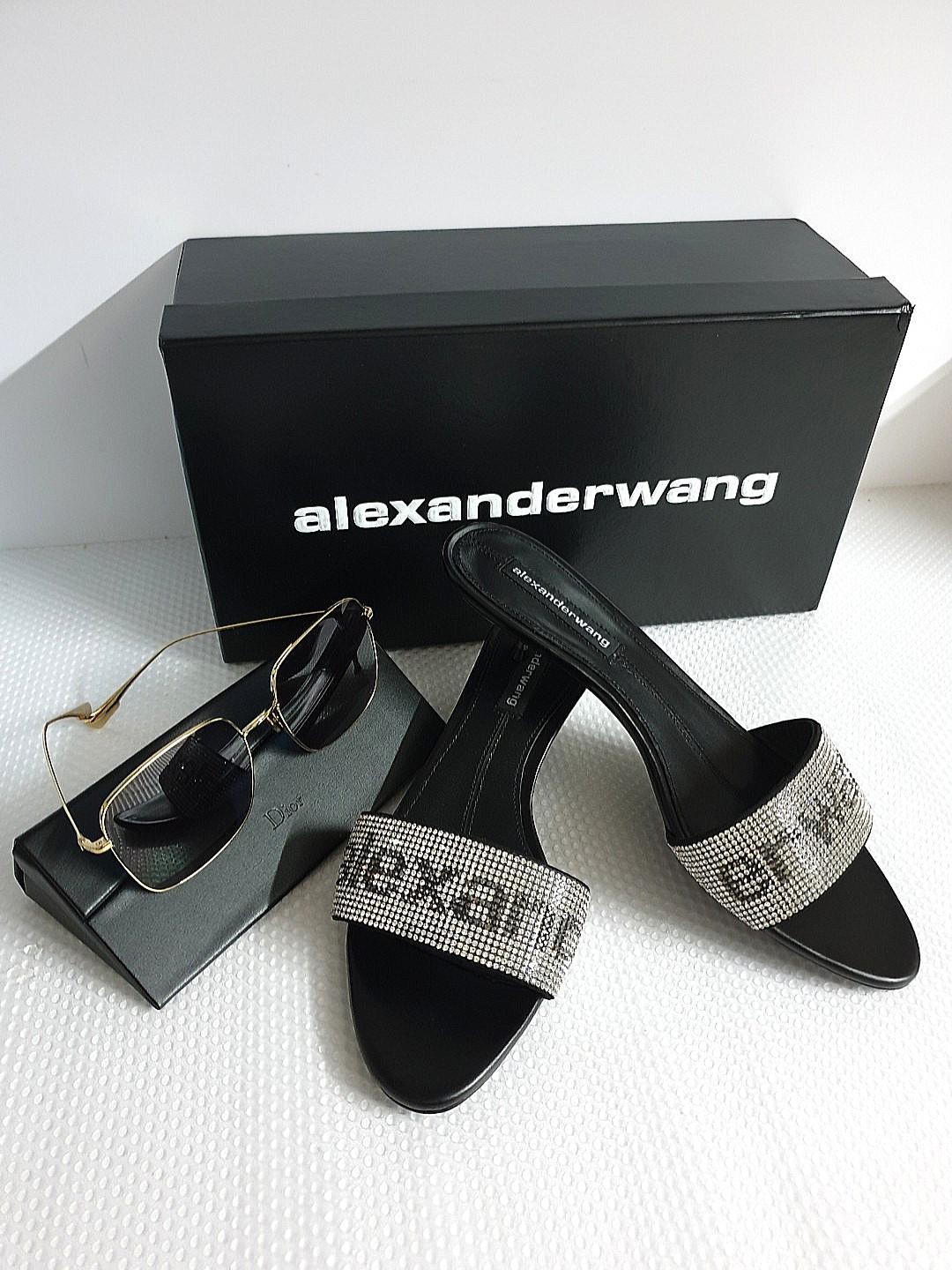 alexander wang black heels