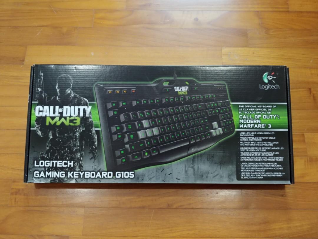 Bnib Logitech Gaming Keyboard G105 Computers Tech Parts Accessories Computer Keyboard On Carousell