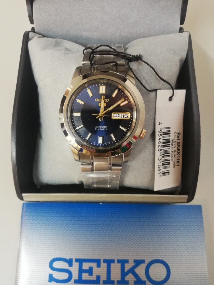 Brand New Seiko 5 SNKK11K1 like Citizen Orient Rado Tissot Oris Bulova  Omega Tag, Men's Fashion, Watches \u0026 Accessories, Watches on Carousell