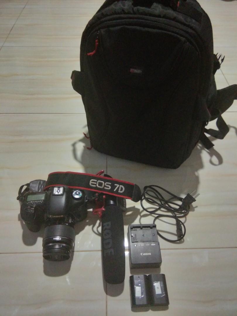canon eos 7d bonus mic rode tas kamera