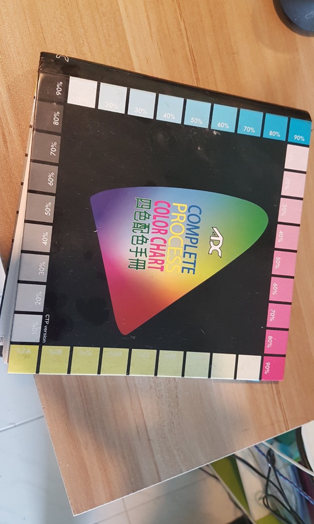 Complete Process Color Chart Conplete process color chart, Hobbies & Toys, Books & Magazines ...