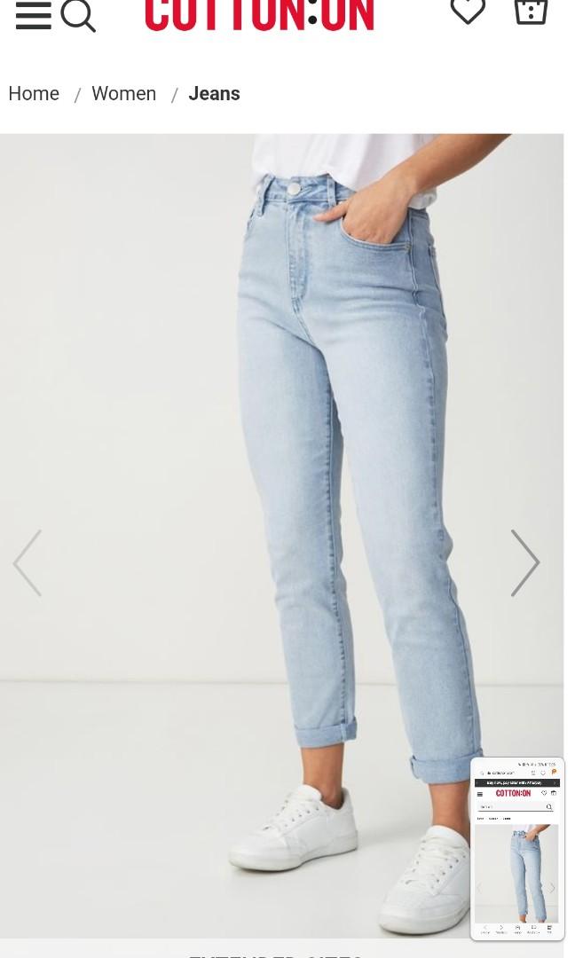 Cotton on high rise 90s stretch jeans best sale