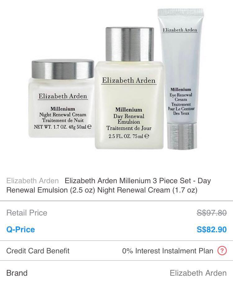 elizabeth arden millenium night renewal cream 50ml