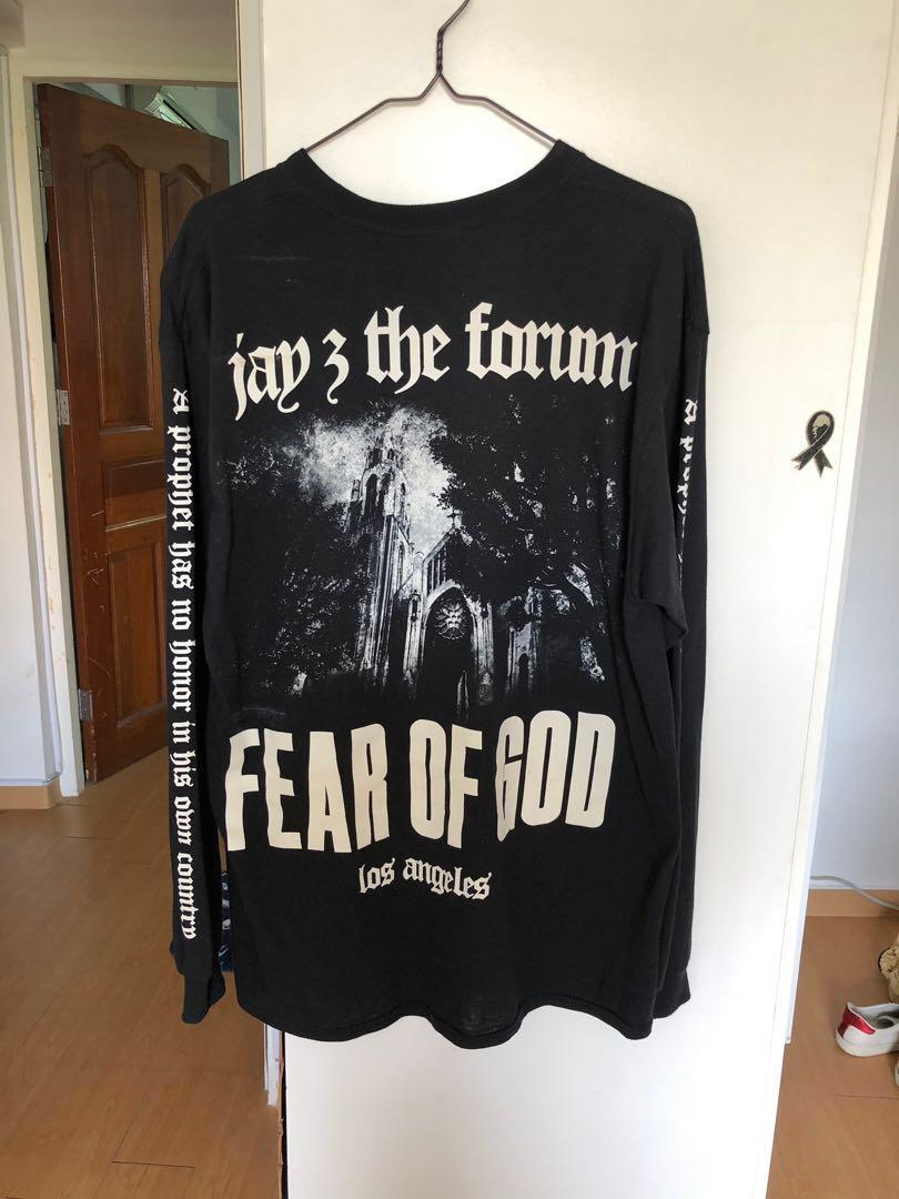 Fear of God x Jay-z 4:44 merch LS size L