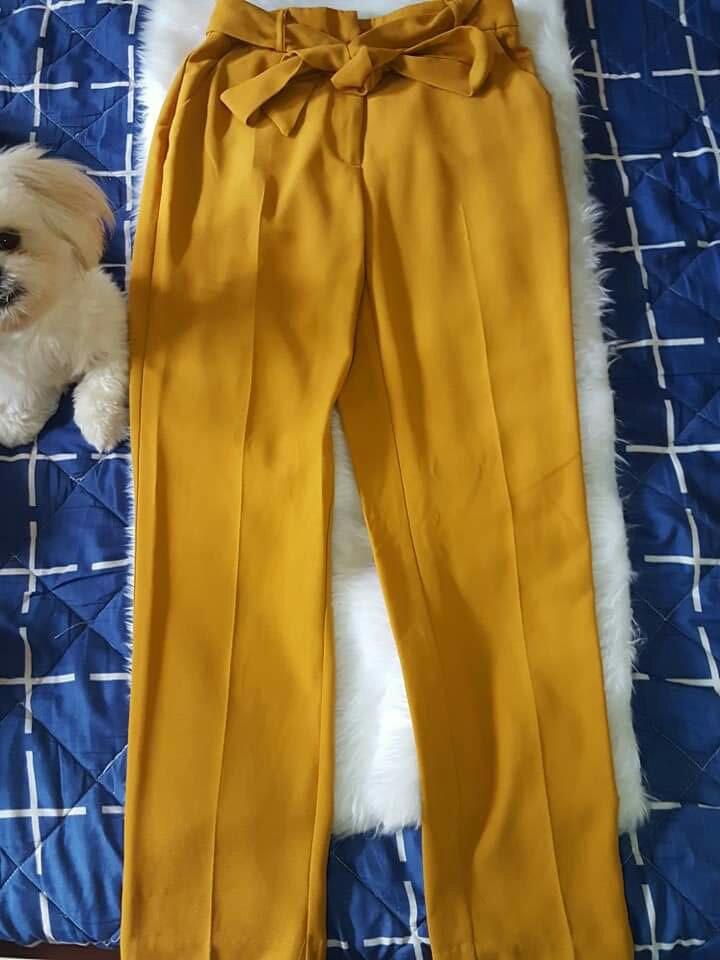 yellow mustard jeans