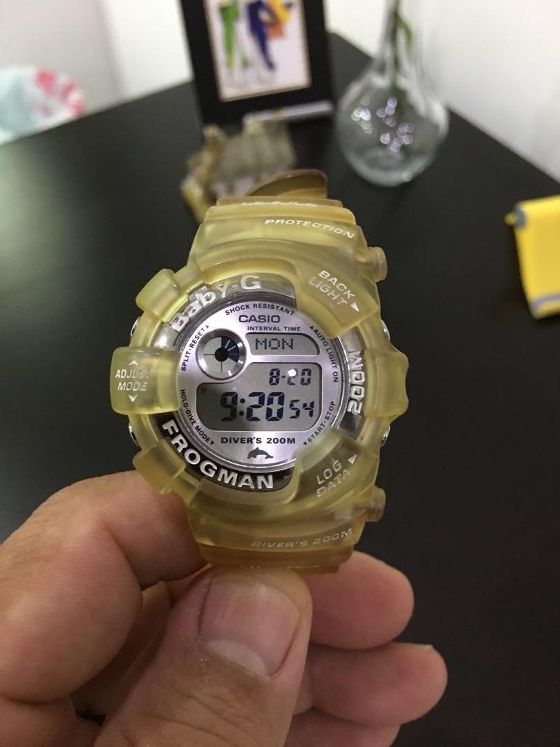 G Shock BABY-G Frogman BGW-103K-7JR, Men's Fashion, Watches ...