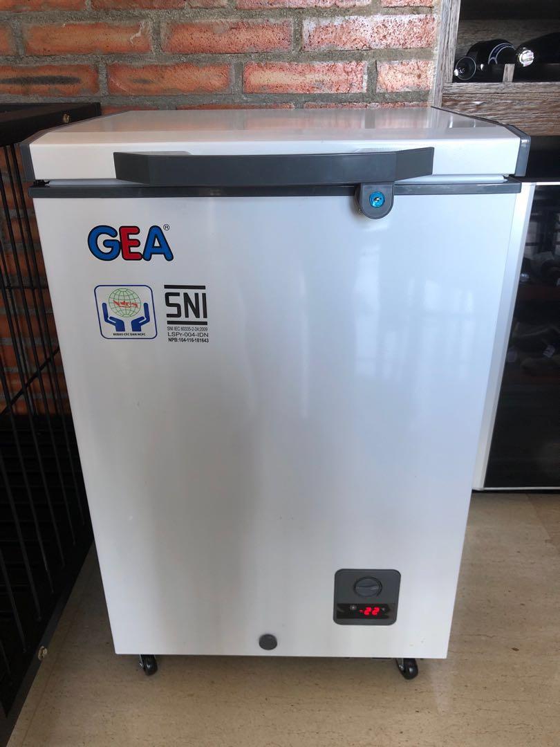 Harga freezer gea 100 liter second new arrivals