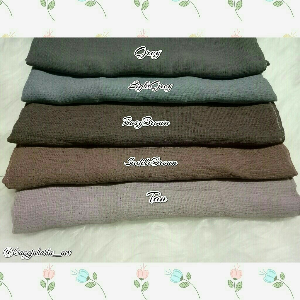 Hijab Bahan  Cornskin  Nusagates