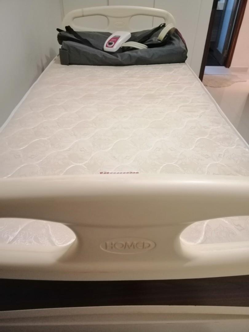 Homed Fully Automatic Hospital Bed And Mattress Electrical Plug