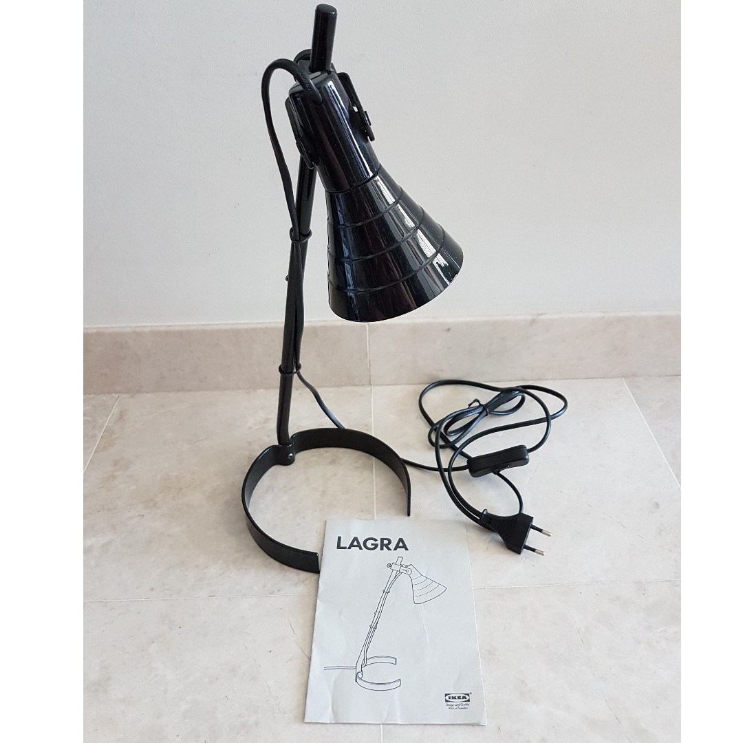Ikea Lagra Desk Lamp Furniture Home Decor Lighting Supplies On Carousell