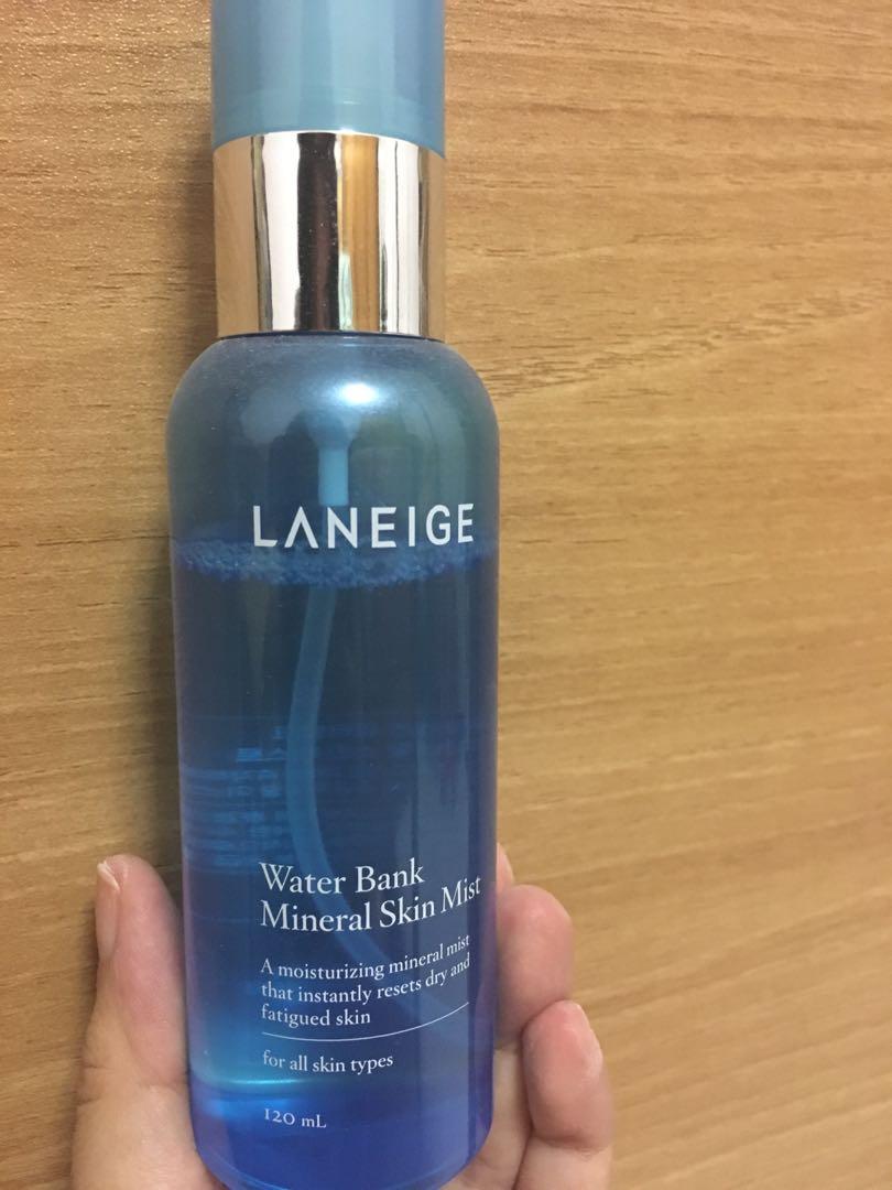 Laneige water bank mineral skin mist