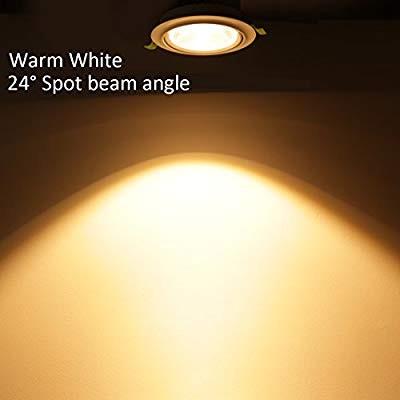 Ledmo 3 Pack Flush Downlight Led Recessed Ceiling Lights Bulbs 12w