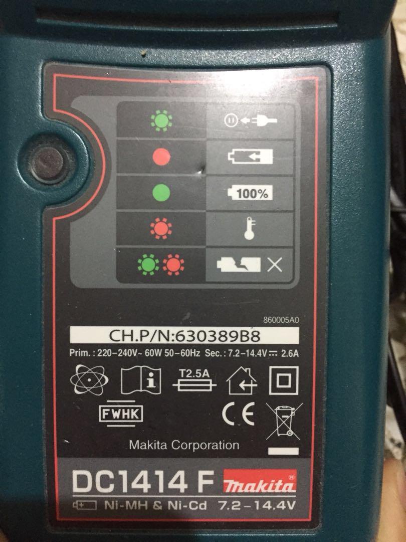 Makita DC1414 F battery charger, Everything Else on Carousell