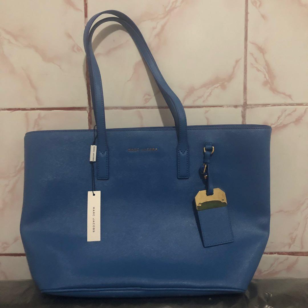 marc jacobs luggage tag tote