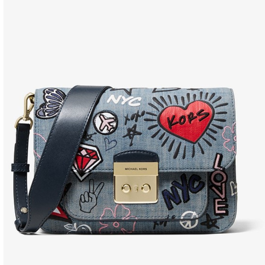 michael kors embroidered bag