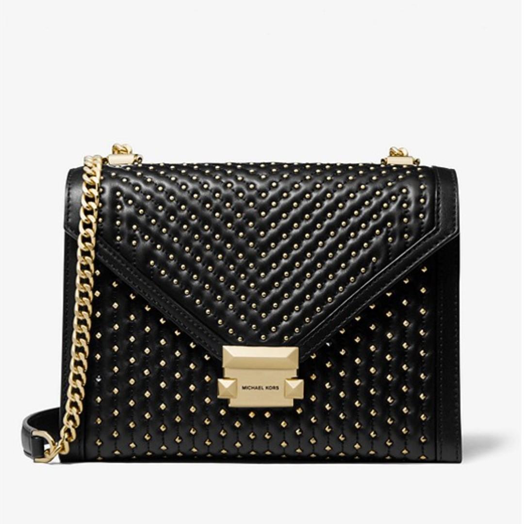 michael kors whitney studded bag