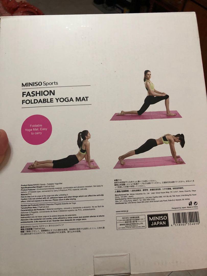 Miniso foldable yoga mat clearance