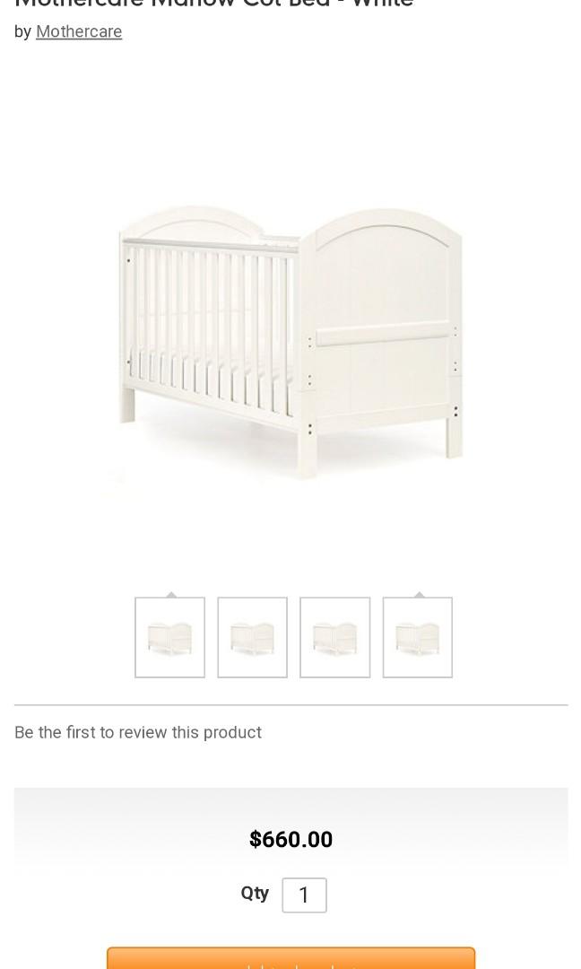 marlow cot mothercare