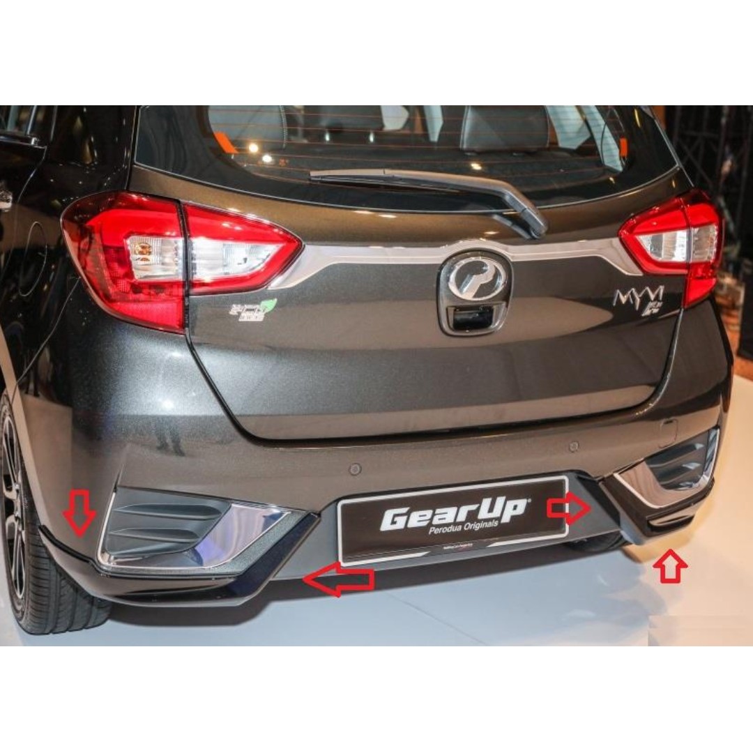 Myvi 2020 store rear skirt