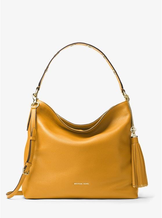 Michael michael kors brooklyn on sale large leather shoulder bag