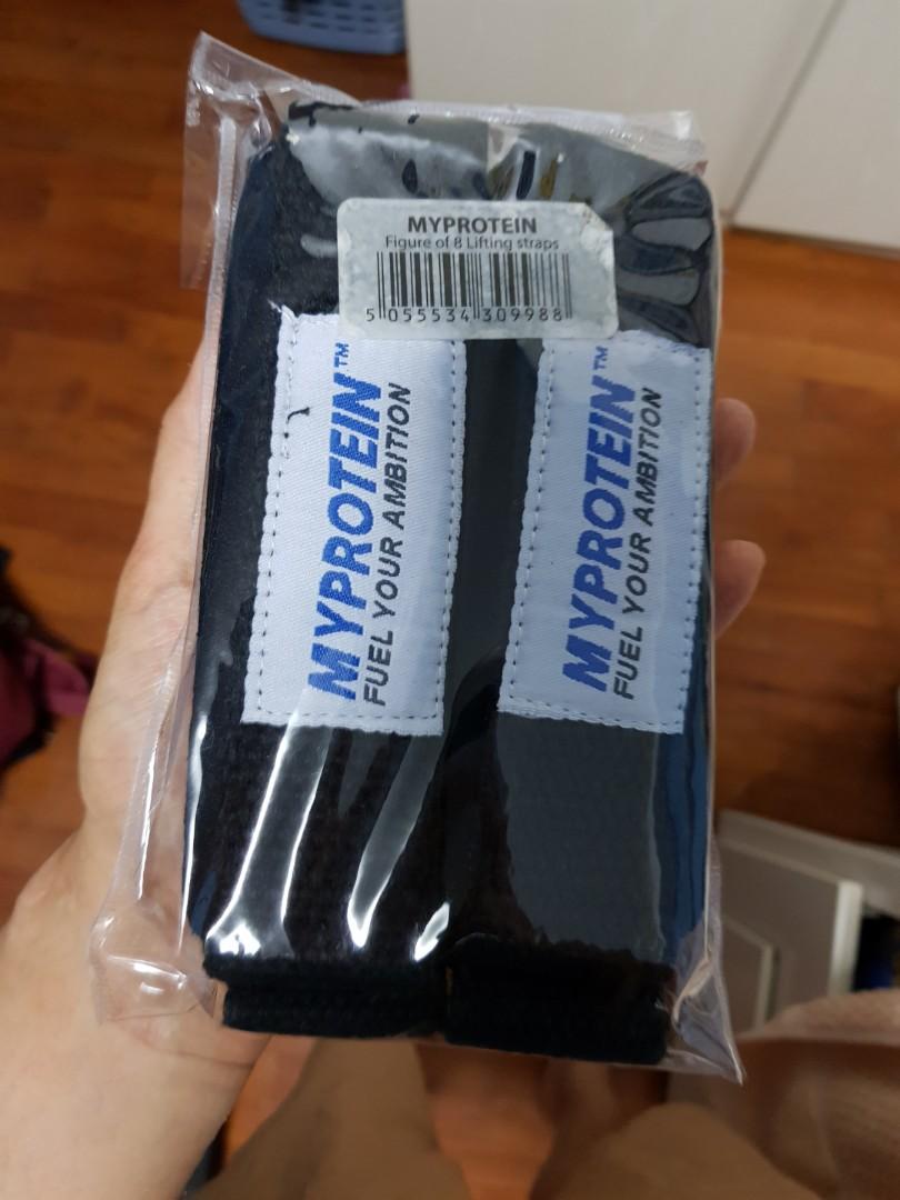 NEW Myprotein Figure 8 Lifting Straps, Sports Equipment, Exercise
