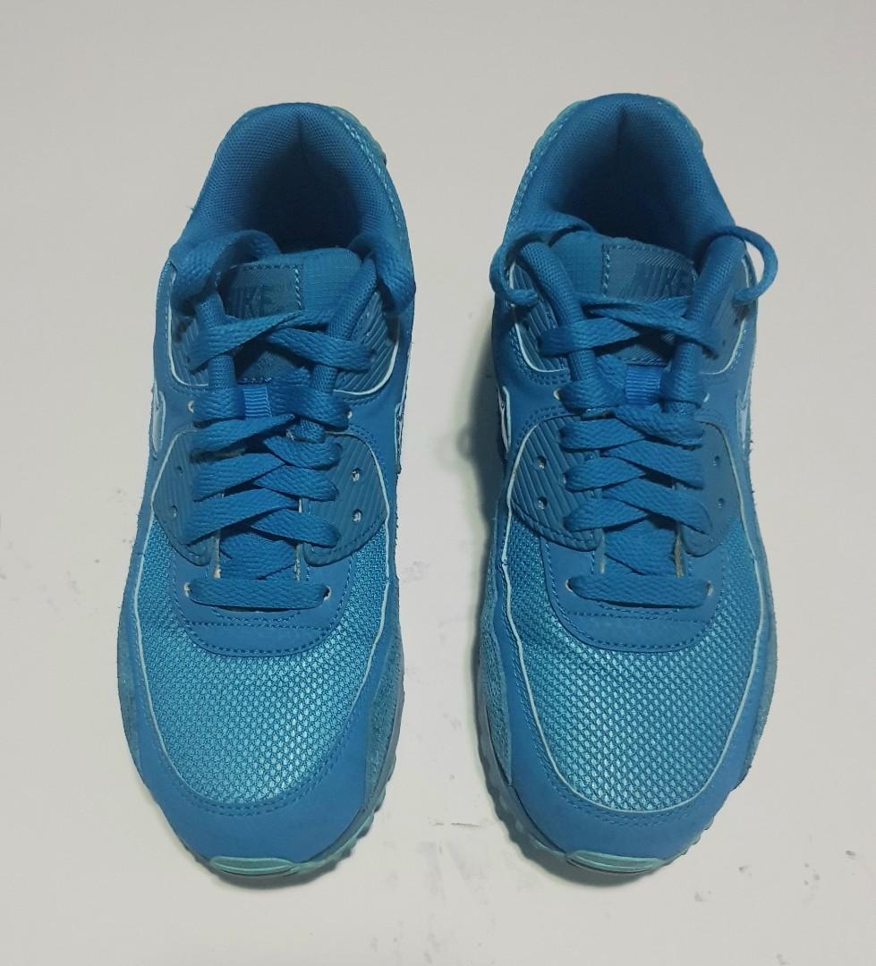 Nike Airmax 90 Womens Light Blue Lacquer Women S Fashion Footwear Sneakers On Carousell