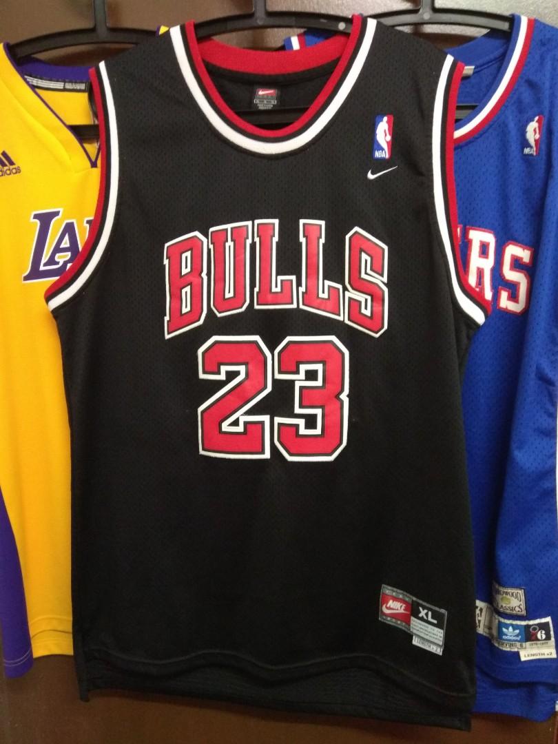 Nike NBA Basketball Jersey Jordan 23 black Chicago bulls
