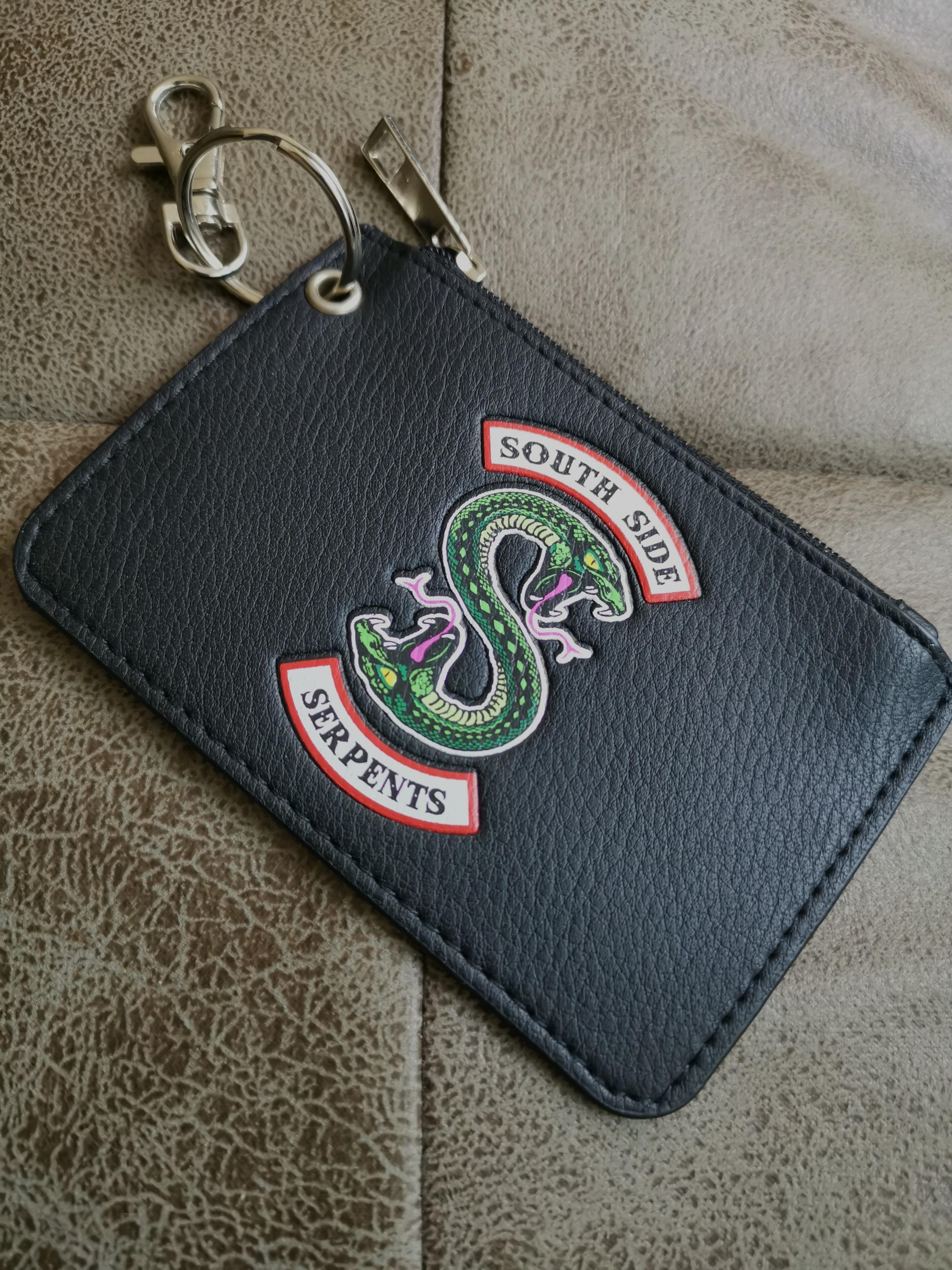 Official Licenced Riverdale South Side Serpents Coin Pouch Card Holder Key Chain Southside Women S Fashion Bags Wallets Wallets On Carousell