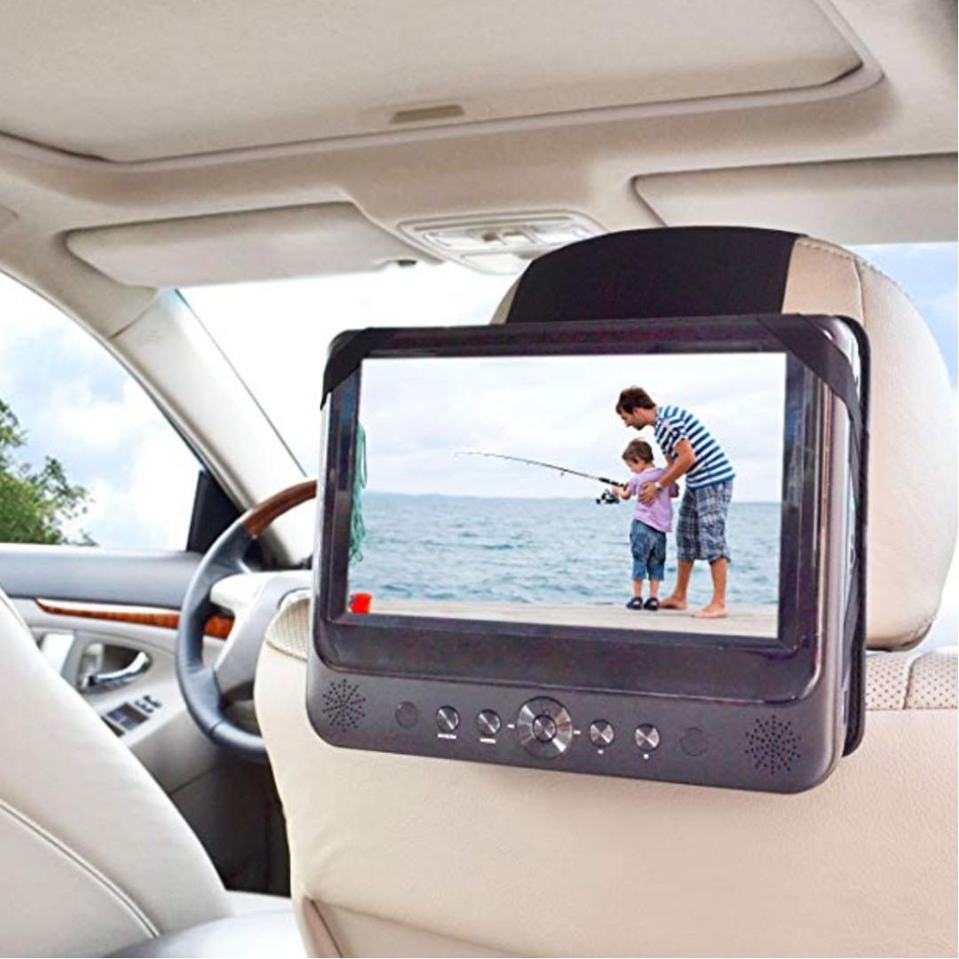 P15 Wanpool Universal Car Headrest Mount Holder For Portable Blue Ray Player And Other 9 Inch Dvd Players Dvd Player Is Not Included Car Accessories Accessories On Carousell