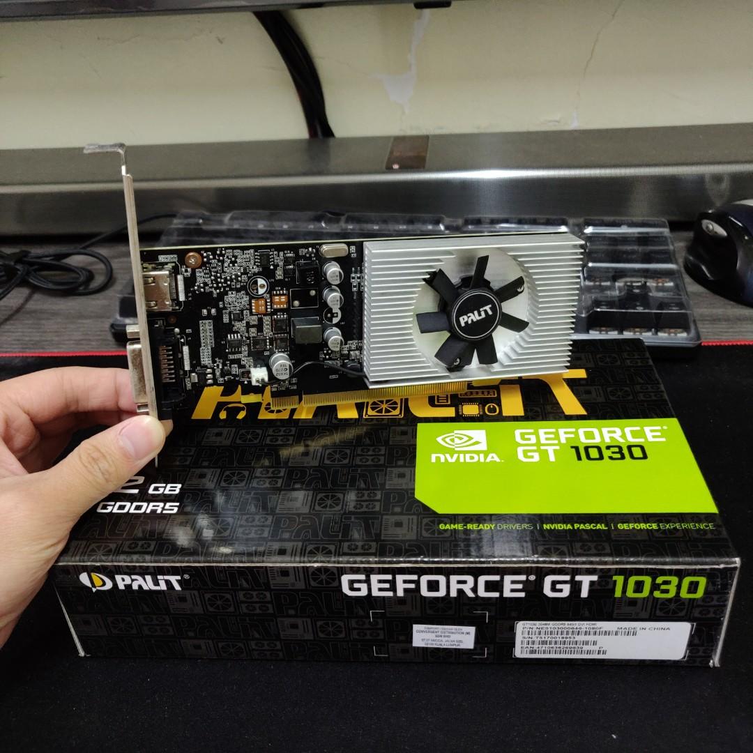 GPU Palit GEFORCE GT 1030 Computers Tech Desktops on Carousell