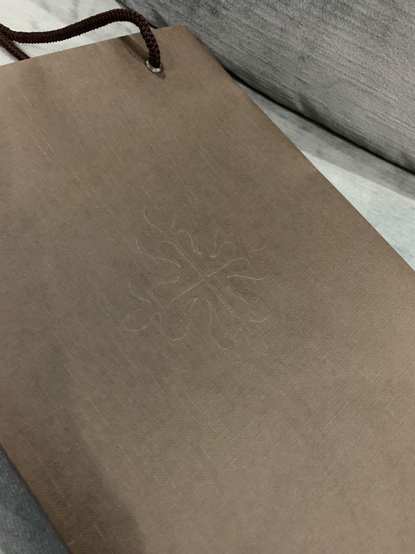 patek philippe paper bag