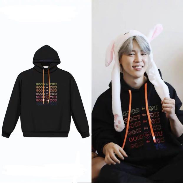 jimin black hoodie