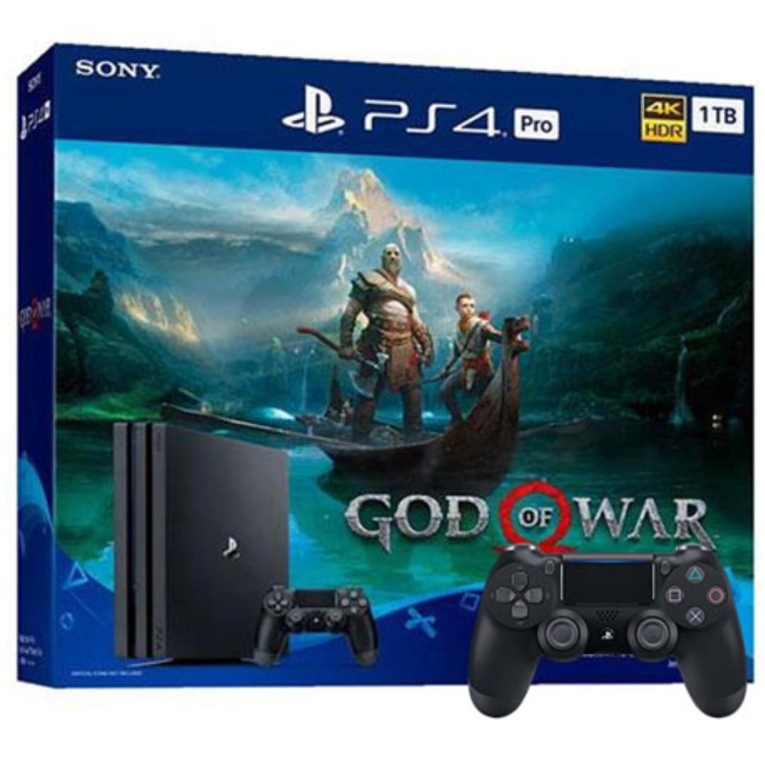 Ps4 1tb Pro God Of War Console Bundle Local Set With Extra Controller Toys Games Video Gaming Consoles On Carousell