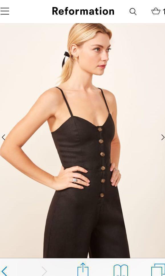 Reformation torta jumpsuit outlet
