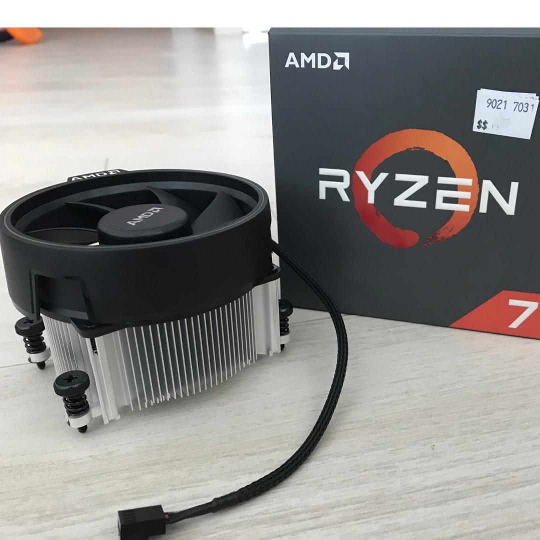 Amd Cooler Fan For Amd Ryzen 7 2700 Cpu Fan Only