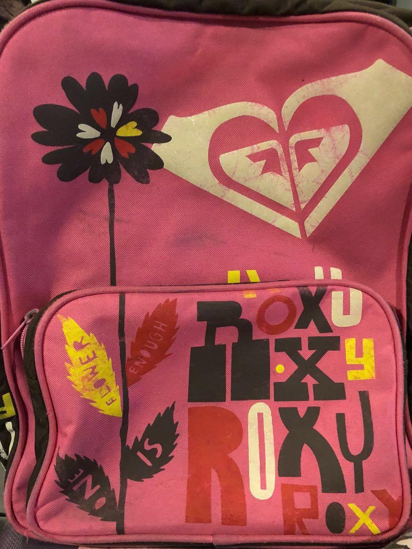 ♨️SALE Authentic ROXY Backpack (Category: Backpacks) located in Quezon City. Submitted by legisgirl24 (Listing ID 191285765, Image 1). Description: Authentic Roxy backpack. Big size. Could accommodate a 17inch laptop. Used but still in good condition. Very spacious. .