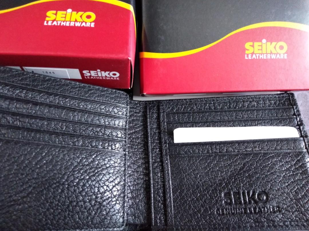 seiko leather wallet price